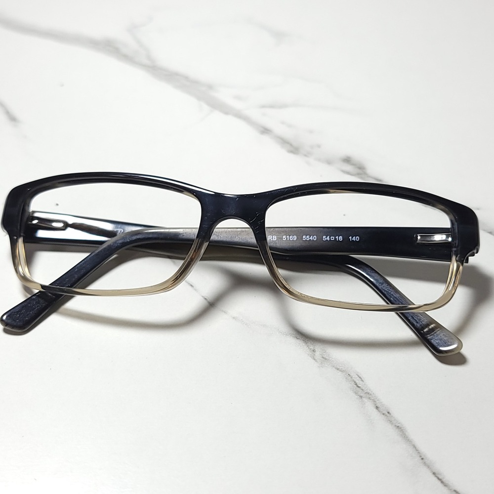 Ray-Ban RB 5169 5540 Black Gradient Rectangular Eyeglass Frames 54-16-140